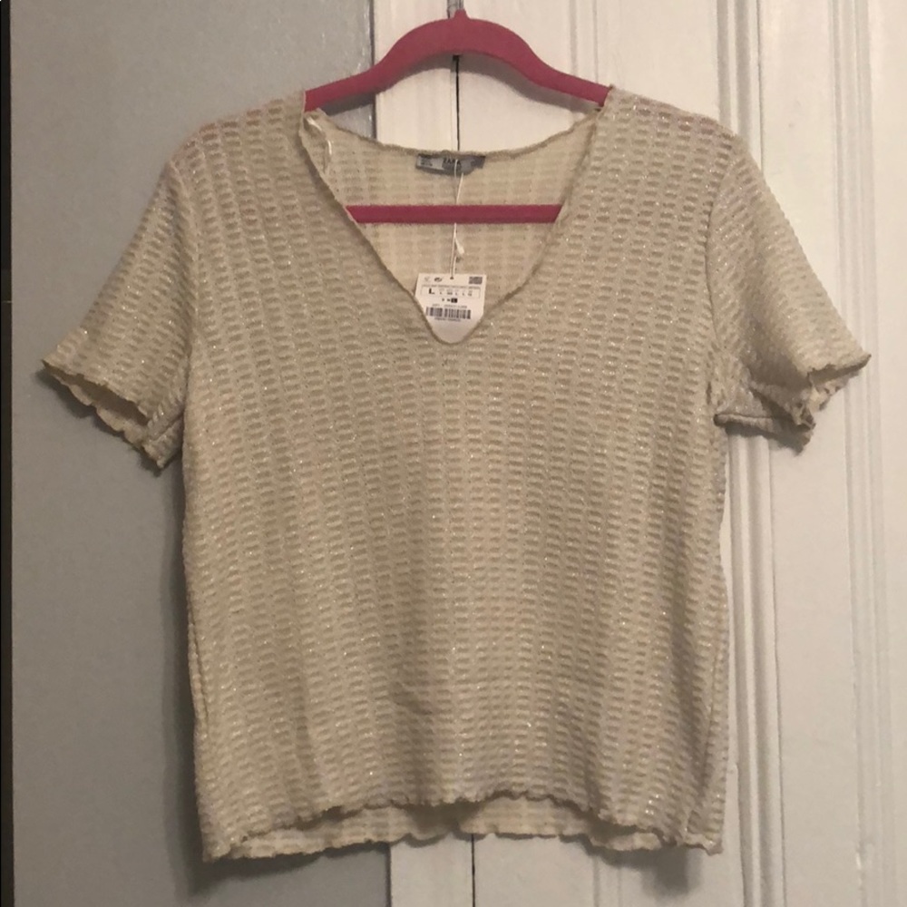 Zara Glittered Tee